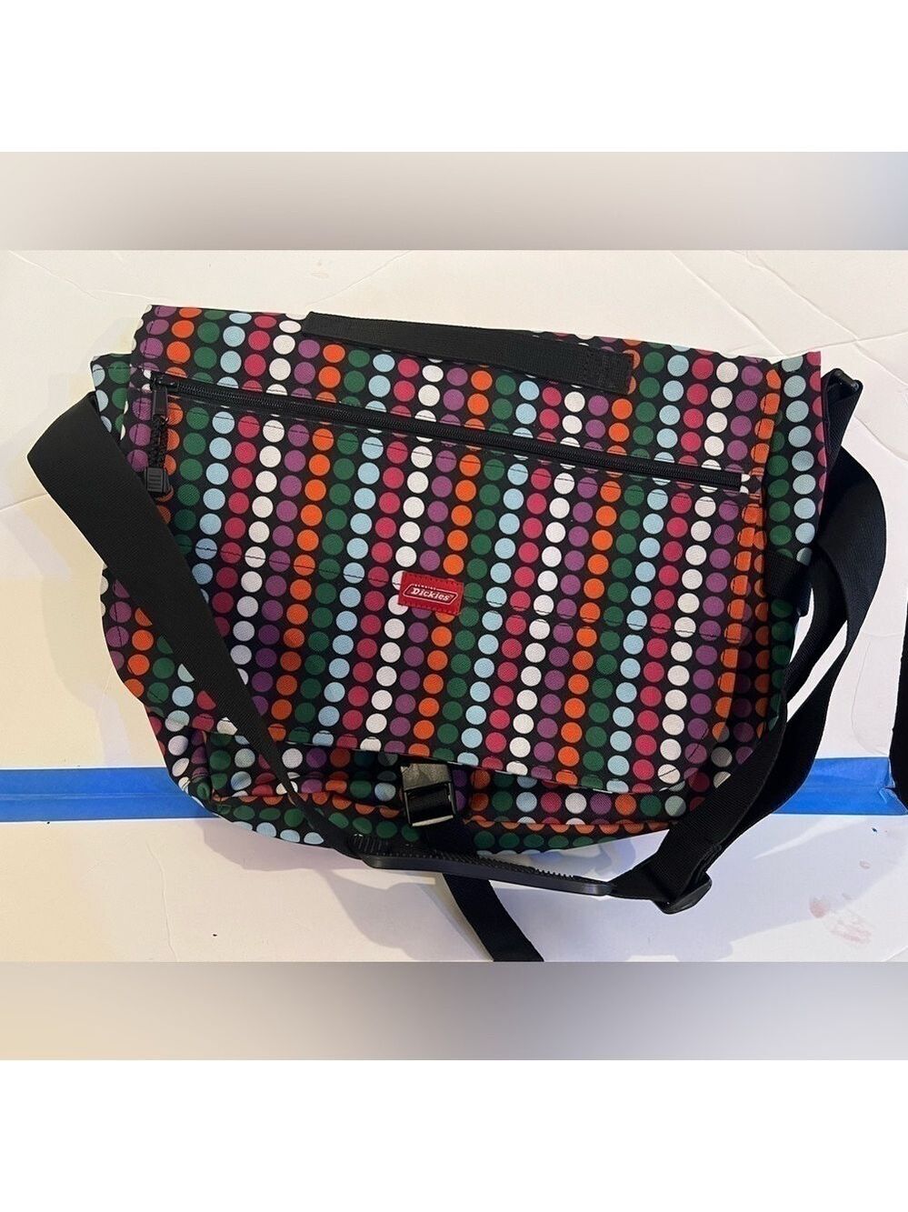 Dickies Polka Dot Laptop Messenger Bag